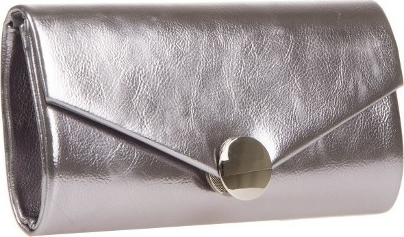 Geanta plic din piele ecologica Chiara Canotti CC0374, Gri, Nr. 3, Bagsy