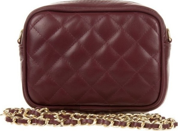 Geanta de umar din piele naturala Antonia Moretti AM0162, visiniu, Nr. 2, Bagsy