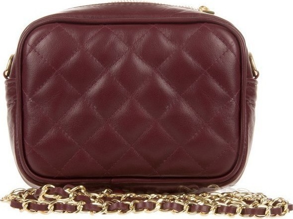 Geanta de umar din piele naturala Antonia Moretti AM0162, visiniu, Nr. 1, Bagsy