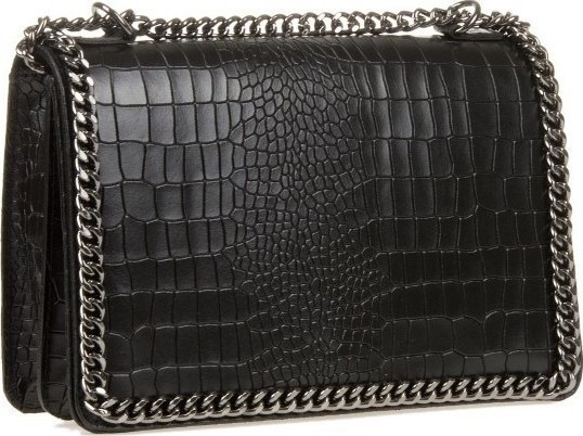 Geanta de umar din piele naturala Antonia Moretti AM0297, negru, #4, Bagsy