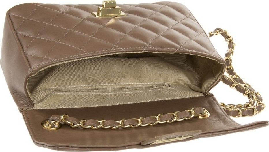 Geanta de umar din piele naturala Antonia Moretti AM0356, Grej, #3, Bagsy