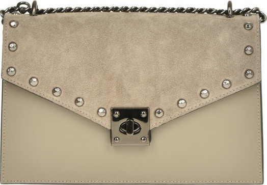 Geanta de umar din piele naturala Antonia Moretti AM0412, Gri, #1, Bagsy