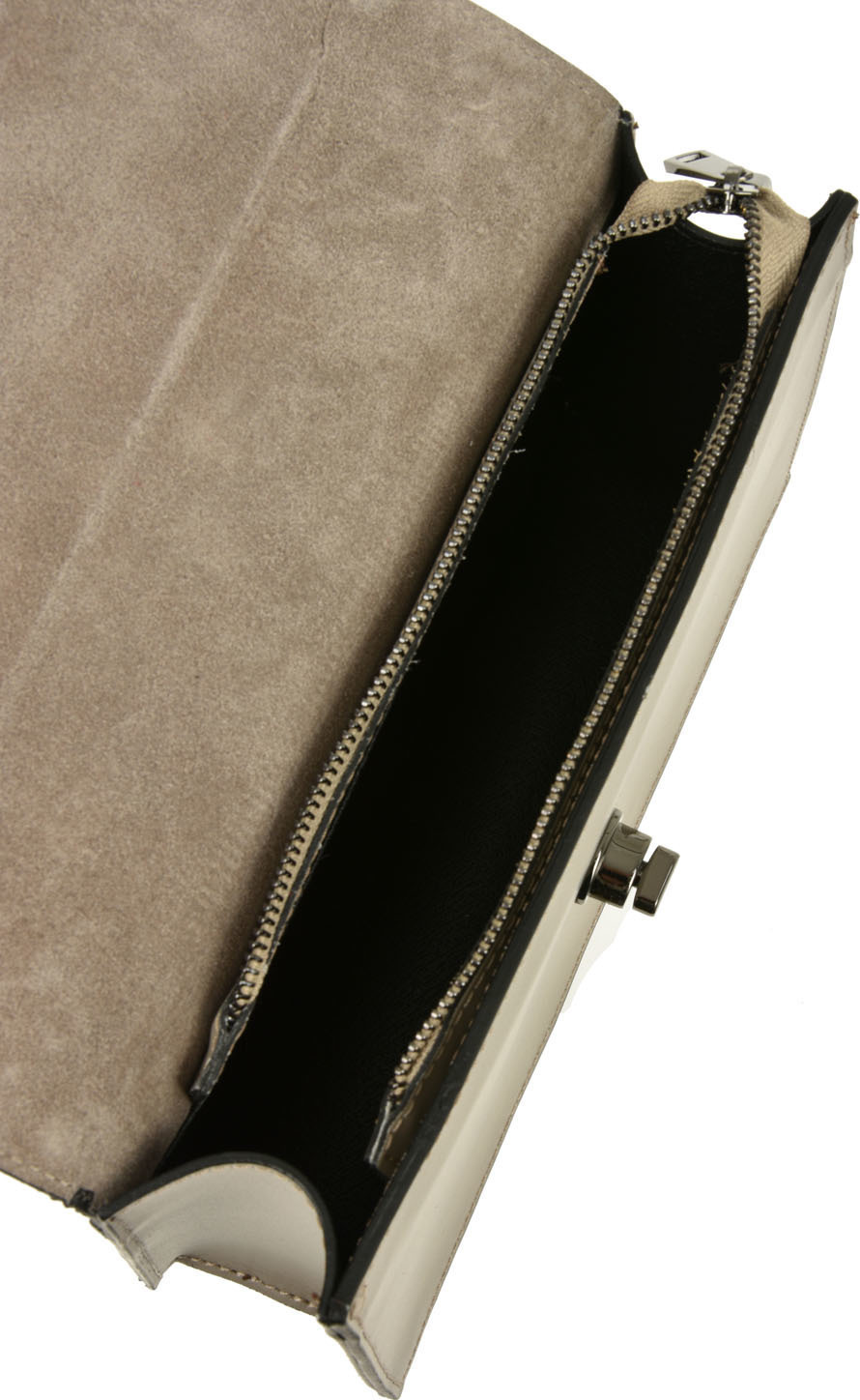 Geanta de umar din piele naturala Antonia Moretti AM0412, Gri, #4, Bagsy