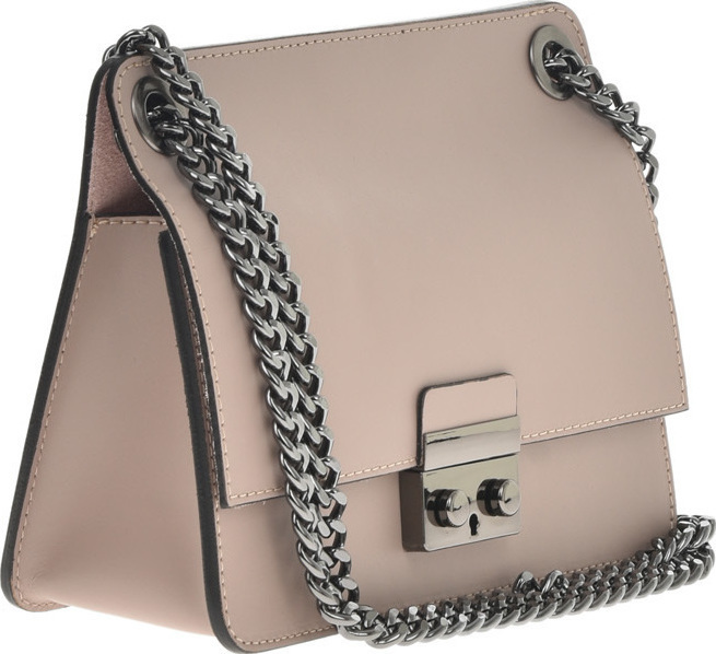 Geanta de umar din piele naturala Antonia Moretti AM0697, Roz prafuit, #2, Bagsy