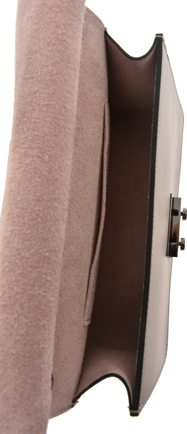 Geanta de umar din piele naturala Antonia Moretti AM0697, Roz prafuit, #4, Bagsy