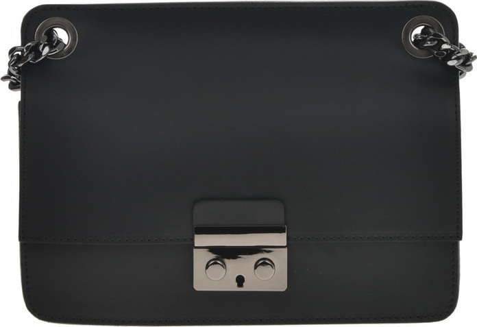 Geanta de umar din piele naturala Antonia Moretti AM0697, Negru, #1, Bagsy