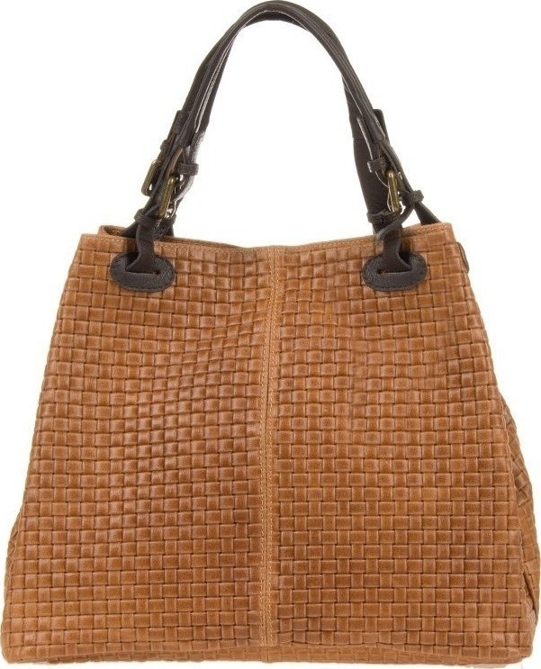 Geanta de mana din piele naturala Chiara Canotti CC0207, Cognac, #1, Bagsy