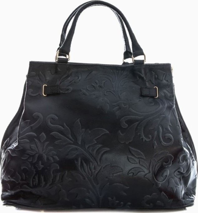 Geanta de mana din piele naturala Chiara Canotti CC0210, Negru, #3, Bagsy