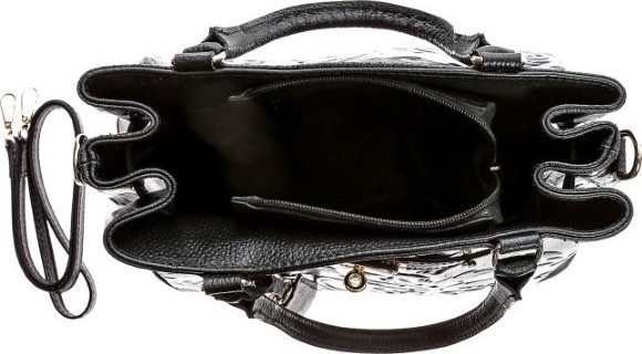 Geanta de mana din piele naturala Chiara Canotti CC0210, Negru, #4, Bagsy