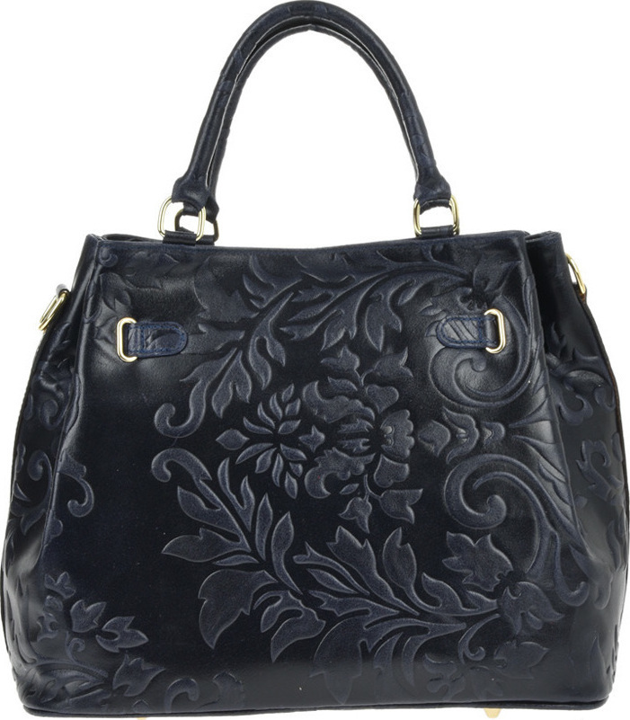 Geanta de mana din piele naturala Chiara Canotti CC0210, Albastru, #3, Bagsy