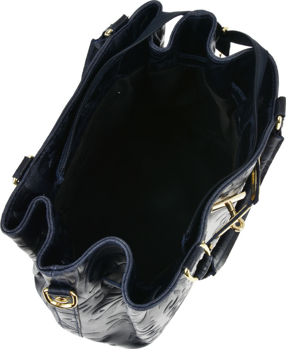 Geanta de mana din piele naturala Chiara Canotti CC0210, Albastru, #4, Bagsy