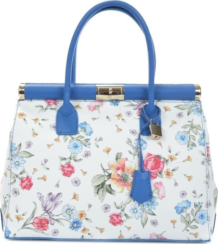 Geanta tote din piele naturala Antonia Moretti AM0291, Albastru, #1, Bagsy