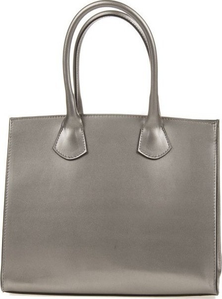 Geanta de mana din piele naturala Antonia Moretti AM0333, gri, #1, Bagsy