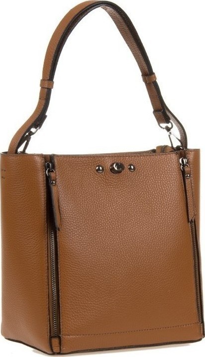 Geanta dama din piele naturala Antonia Moretti AM0334, Cognac, #2, Bagsy