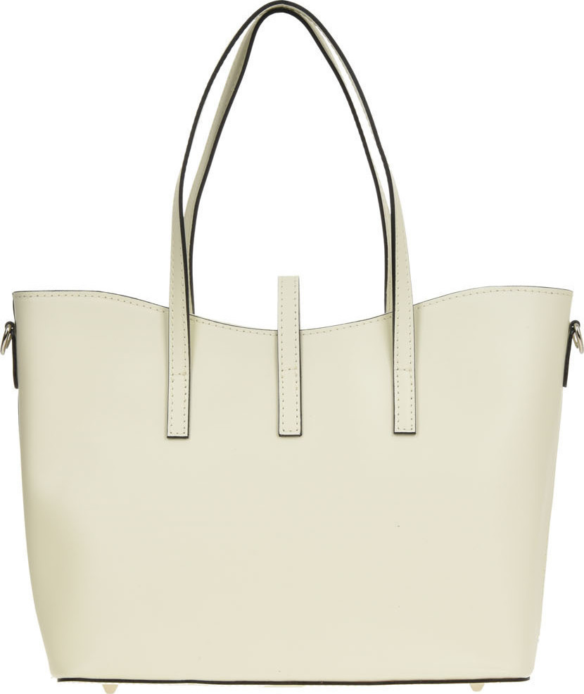 Geanta de mana din piele naturala Chiara Canotti CC0370, Bej, #3, Bagsy