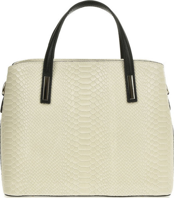 Geanta de mana din piele naturala Chiara Canotti CC0376, Bej, #3, Bagsy