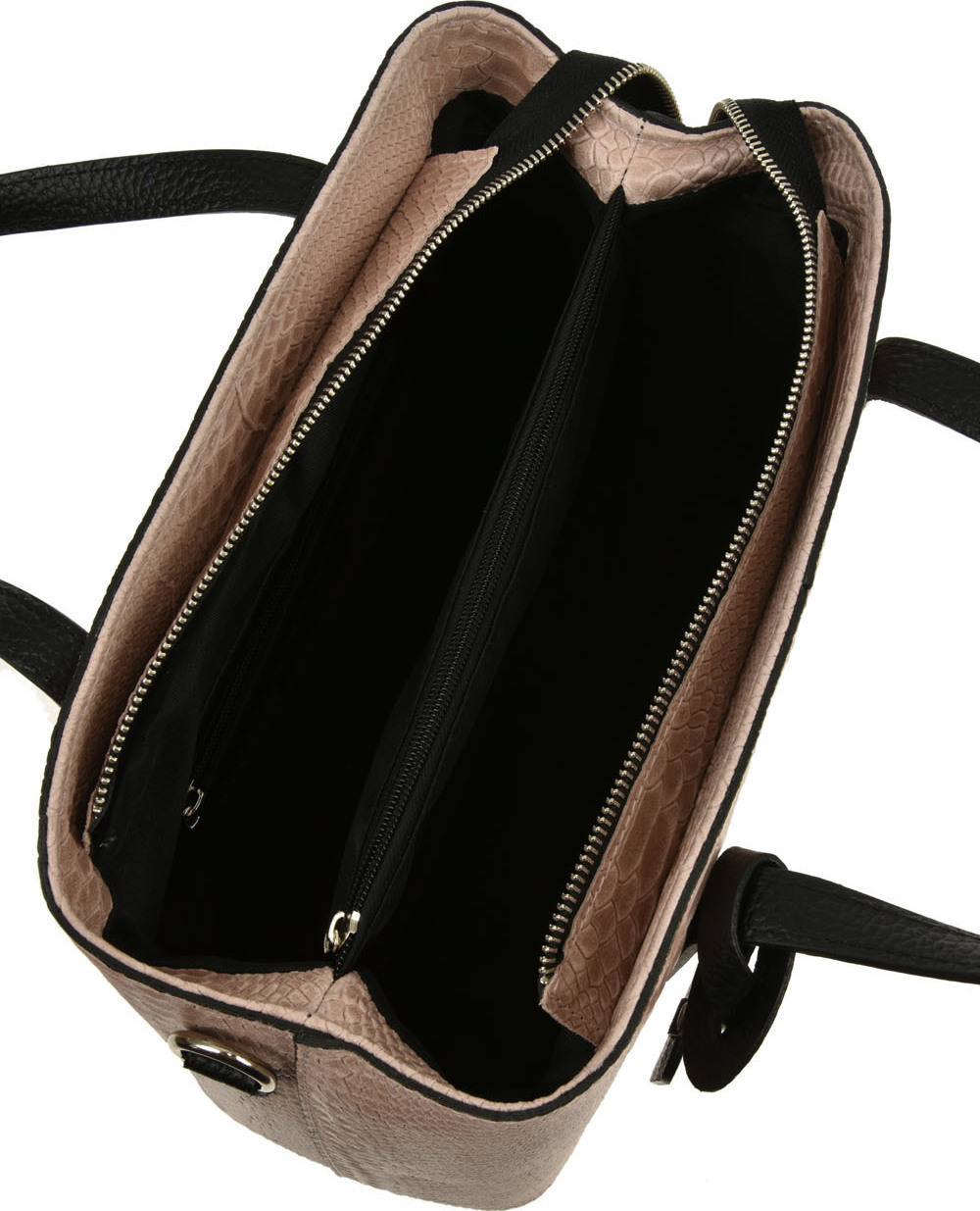 Geanta de mana din piele naturala Chiara Canotti CC0376, Roz prafuit, #4, Bagsy