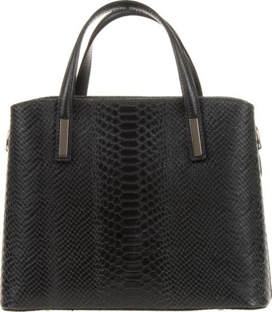 Geanta de mana din piele naturala Chiara Canotti CC0376, Negru, #3, Bagsy