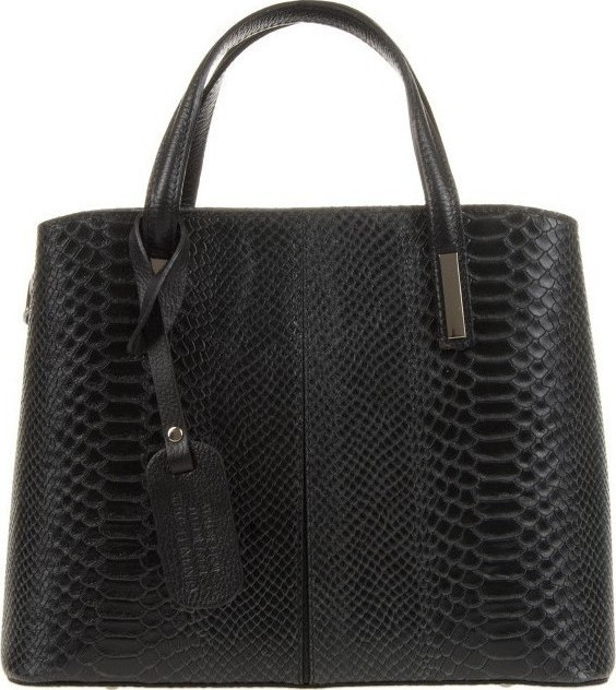 Geanta de mana din piele naturala Chiara Canotti CC0376, Negru, #1, Bagsy