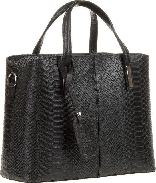 Geanta de mana din piele naturala Chiara Canotti CC0376, Negru, #2, Bagsy