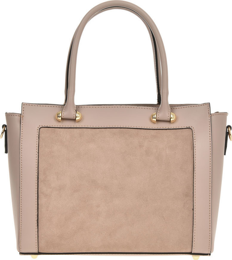 Geanta de mana din piele naturala Chiara Canotti CC0480, Roz prafuit, #1, Bagsy