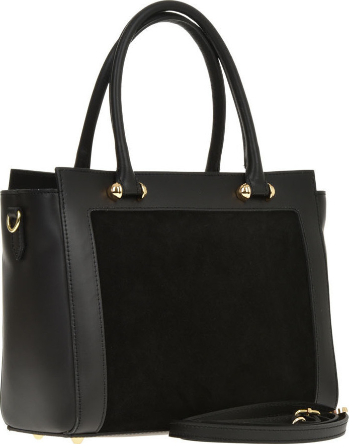 Geanta de mana din piele naturala Chiara Canotti CC0480, Negru, #2, Bagsy