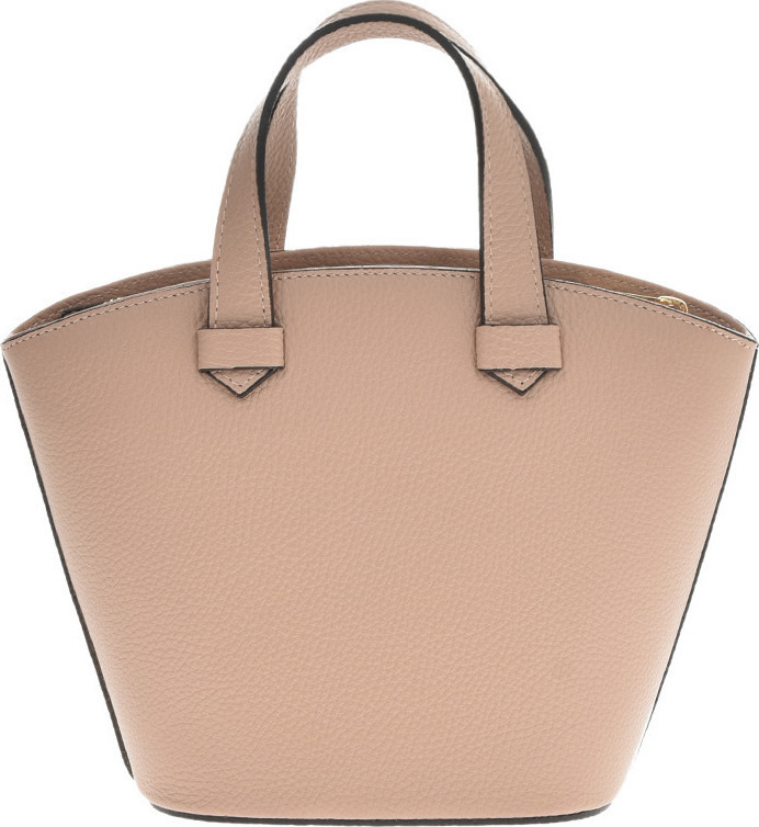 Geanta tote din piele naturala Chiara Canotti CC0726, Roz prafuit, #4, Bagsy