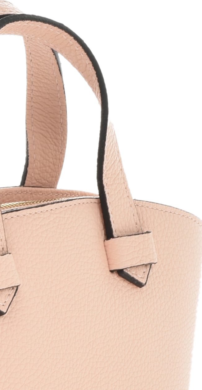 Geanta tote din piele naturala Chiara Canotti CC0726, Roz, #4, Bagsy