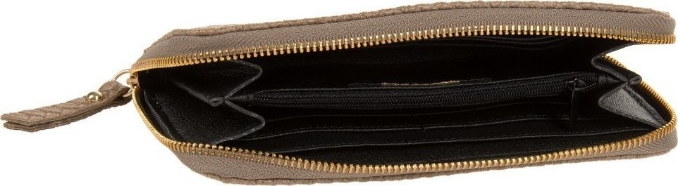 Portofel dama din piele naturala Chiara Canotti CC0346, Grej, #4, Bagsy