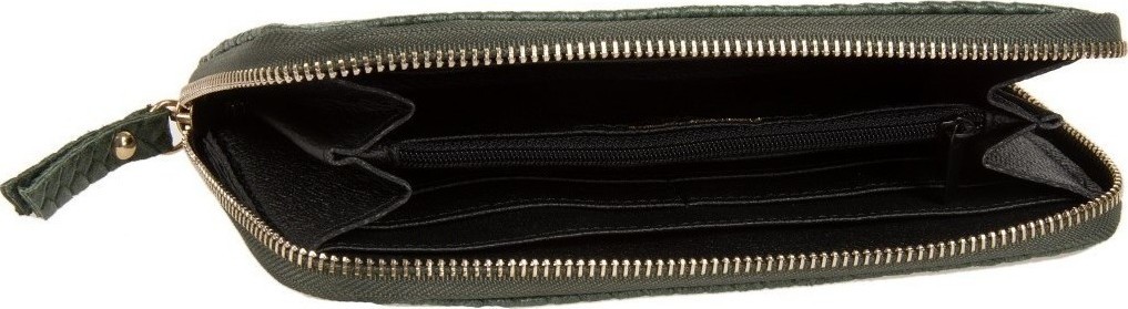 Portofel dama din piele naturala Chiara Canotti CC0346, Verde, #4, Bagsy