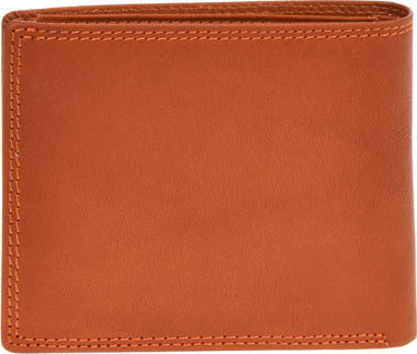 Portofel barbati din piele naturala Promesse PR0531, Portocaliu, #3, Bagsy