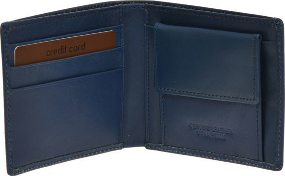 Portofel barbati din piele naturala Promesse PR0531, Albastru, #5, Bagsy