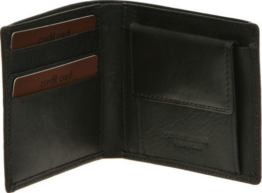 Portofel barbati din piele naturala Promesse PR0531, Negru, #5, Bagsy