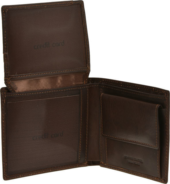 Portofel barbati din piele naturala Promesse PR0534, Maro inchis, #5, Bagsy