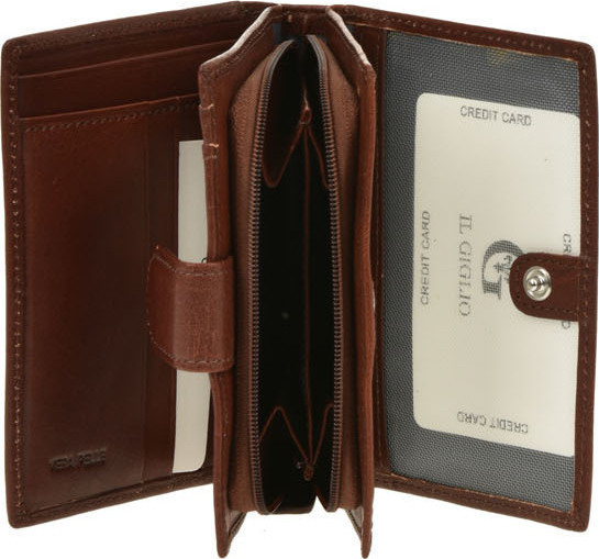 Portofel dama din piele naturala Promesse PR0535, Maro, #4, Bagsy