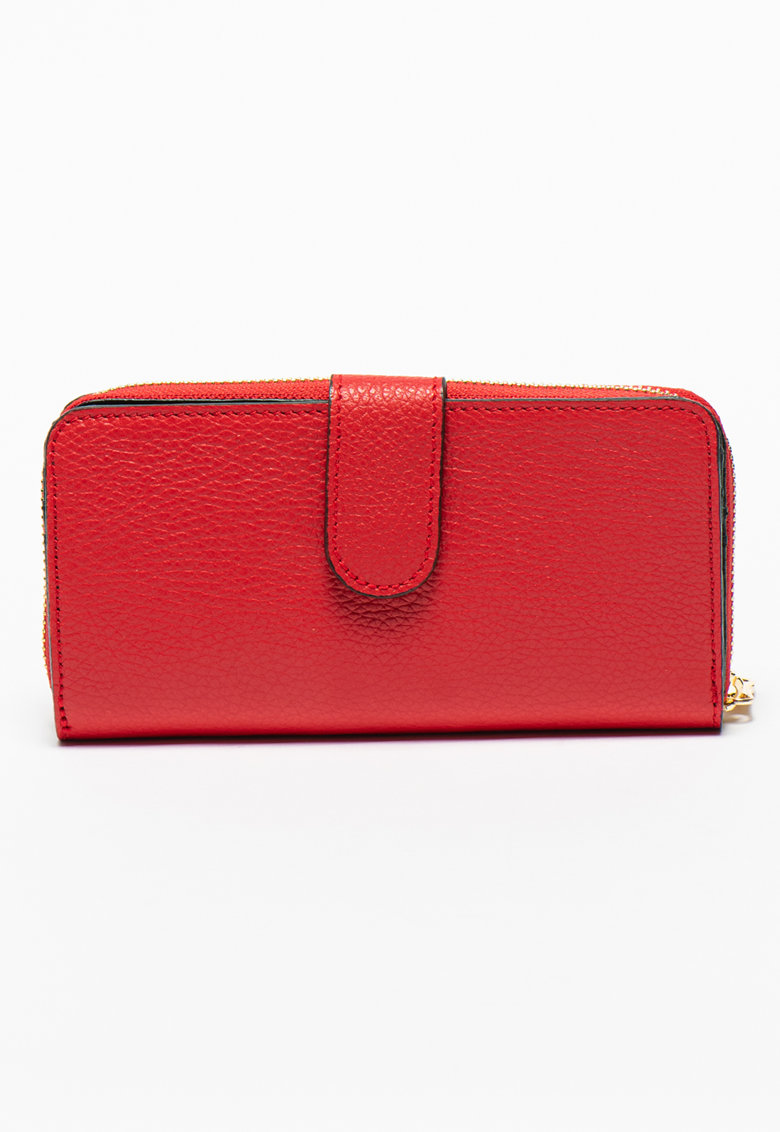 Portofel dama din piele naturala Antonia Moretti AM1052, Rosu, #2, Bagsy